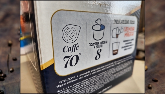 Caff Barbaro miscela Blu | 70 Cialde con 8 Cremine Magiche
